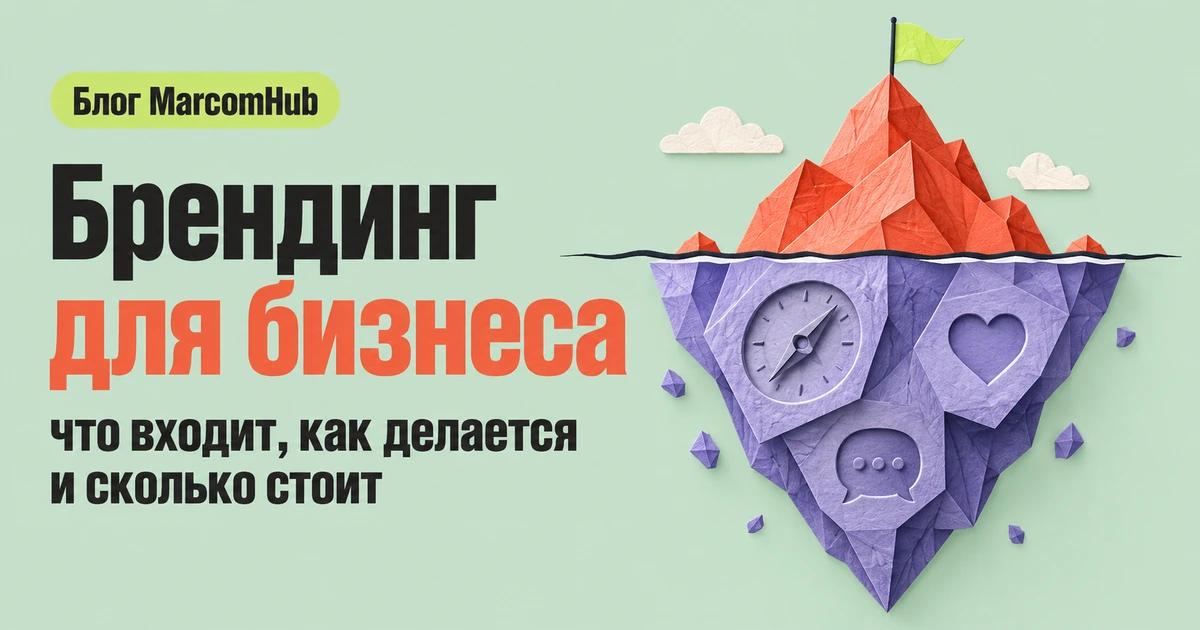 Блог MarcomHub. Брендинг для бизнеса: что входит, как делается и сколько стоит